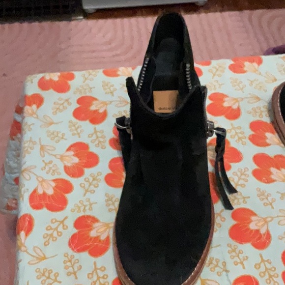 Black suede ankle boots - Picture 6 of 6